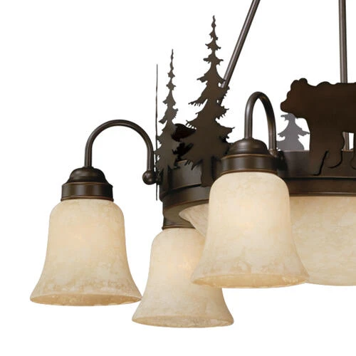 Best Pirce ⌛ Patriot Lighting® Bozeman Burnished Bronze 9 Light Chandelier 🧨 4 Best Pirce ⌛ Patriot Lighting® Bozeman Burnished Bronze 9 Light Chandelier 🧨 - Image 2