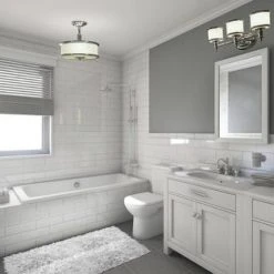 Buy ⭐ Patriot Lighting® Carlisle Chrome 3 Light Vanity Light 🌟 -Patriot Lighting Sales CR VLU003CH L1