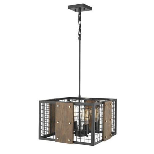 Best Pirce ✨ Patriot Lighting® Elegant Home Finn III Black Rustic Wood Cage Pendant 🎉 5 Best Pirce ✨ Patriot Lighting® Elegant Home Finn III Black Rustic Wood Cage Pendant 🎉 - Image 3