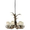 Budget 🔥 Patriot Lighting® Yoho Black Walnut 6 Light Chandelier 🔔 -Patriot Lighting Sales H0016