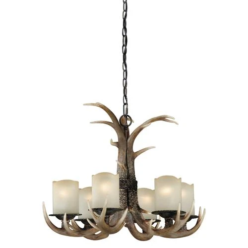 Budget 🔥 Patriot Lighting® Yoho Black Walnut 6 Light Chandelier 🔔 3 Budget 🔥 Patriot Lighting® Yoho Black Walnut 6 Light Chandelier 🔔