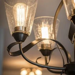 Hot Sale 🎁 Patriot Lighting® Cinta Oil Rubbed Bronze 5 Light Chandelier 😍 -Patriot Lighting Sales H0185 L5