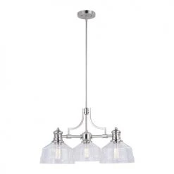 Budget ✨ Patriot Lighting® Beloit Satin Nickel 3 Light Chandelier 😀