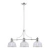 New 🛒 Patriot Lighting® Beloit Satin Nickel 3 Light Chandelier 🔔 -Patriot Lighting Sales H0221