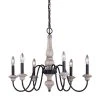 Hot Sale 💯 Patriot Lighting® Georgetown Oil Burnised Bronze 6 Light Chandelier ❤️ -Patriot Lighting Sales H0236
