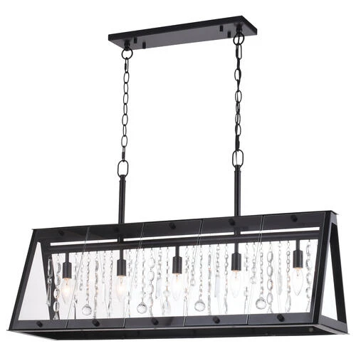 Promo ❤️ Patriot Lighting® Tremont Matte Black 5 Light Chandelier 🤩 3 Promo ❤️ Patriot Lighting® Tremont Matte Black 5 Light Chandelier 🤩