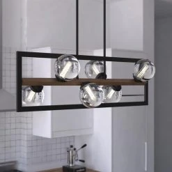 Outlet ⌛ Patriot Lighting® Bridgeview Oil Rubbed Bronze Chandelier 😍 -Patriot Lighting Sales H0257 L2