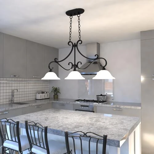Budget ⌛ Patriot Lighting® Monrovia Oil Burnished Bronze 3 Light Chandelier 🧨 7 Budget ⌛ Patriot Lighting® Monrovia Oil Burnished Bronze 3 Light Chandelier 🧨 - Image 5