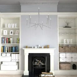 Flash Sale 💯 Patriot Lighting® Kedzie Polished Nickel 9 Light Chandelier ✨ -Patriot Lighting Sales H0260 L1