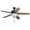 Hot Sale ⌛ Patriot Lighting™ Lincoln Park II 52" Oil-Rubbed Bronze Indoor LED Ceiling Fan 🌟 -Patriot Lighting Sales LIT 355 0646 Lincoln Park 2 Photo