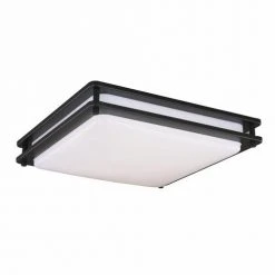 Promo 🎁 Patriot Lighting® Horizon Oil Burnished Bronze Flush Mount Ceiling Light 🎁