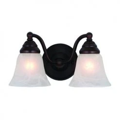 Top 10 ✔️ Patriot Lighting® Standford Oil Burnished Bronze 2 Light Vanity Light 🔔