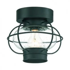 Top 10 ✔️ Patriot Lighting® Shoalview Bronze 1-Light Outdoor Flush Mount Ceiling Light 🔥