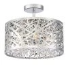 Hot Sale 💯 Patriot Lighting® Elegant Home Braylen Chrome 5-Light Semi-Flush Mount Ceiling Light ✔️