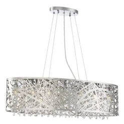 Best deal ✨ Patriot Lighting® Elegant Home Braylen Chrome 7 Light Island Light ✔️ -Patriot Lighting Sales MND3381C