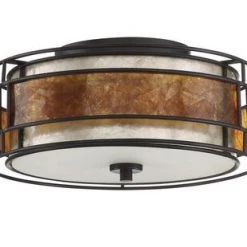 Deals 🔔 Patriot Lighting® Lorenzo Bronze 2-Light Flush Mount Ceiling Light ✨