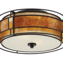Deals 🔔 Patriot Lighting® Lorenzo Bronze 2-Light Flush Mount Ceiling Light ✨ -Patriot Lighting Sales MND3407H 4