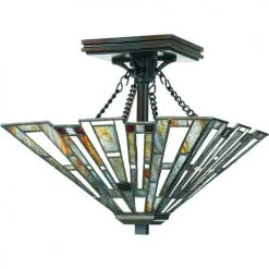 Hot Sale 🔥 Patriot Lighting Elegant Home Patriot Lighting® Elegant Home Trysta Bronze 2-Light Semi-Flush Mount Ceiling Light 🤩 -Patriot Lighting Sales MND4146B 2
