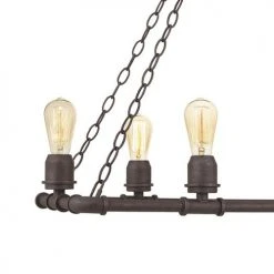 Hot Sale 🤩 Patriot Lighting® Elegant Home Pipper Matte Black 6 Light Island Light ✔️ 13 Hot Sale 🤩 Patriot Lighting® Elegant Home Pipper Matte Black 6 Light Island Light ✔️ -Patriot Lighting Sales MND4313A1 5