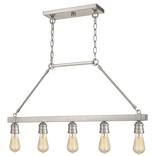 Deals 🔥 Patriot Lighting® Beaman Brushed Nickel 5 Light Island Light ⭐ 3 Deals 🔥 Patriot Lighting® Beaman Brushed Nickel 5 Light Island Light ⭐