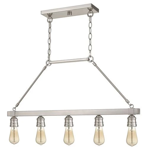 Deals 🔥 Patriot Lighting® Beaman Brushed Nickel 5 Light Island Light ⭐ 4 Deals 🔥 Patriot Lighting® Beaman Brushed Nickel 5 Light Island Light ⭐ - Image 2