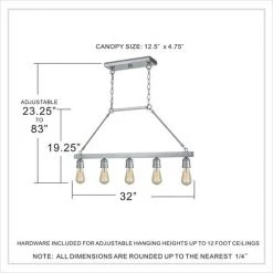 Deals 🔥 Patriot Lighting® Beaman Brushed Nickel 5 Light Island Light ⭐ 13 Deals 🔥 Patriot Lighting® Beaman Brushed Nickel 5 Light Island Light ⭐ -Patriot Lighting Sales MND4428A DIM