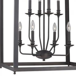 Budget ✨ Patriot Lighting® Juliet Architectural Bronze 8 Light Pendant ✔️ -Patriot Lighting Sales P0219 2