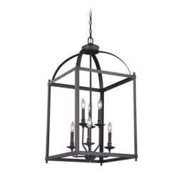 Coupon 👏 Patriot Lighting® Juliet Architectural Bronze 6 Light Pendant 🎁