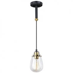 Budget 👍 Patriot Lighting® Kassidy Black Mini Pendant 😀