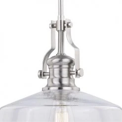 Hot Sale ⌛ Patriot Lighting® Beloit Satin Nickel Pendant 🛒 -Patriot Lighting Sales P0273 3