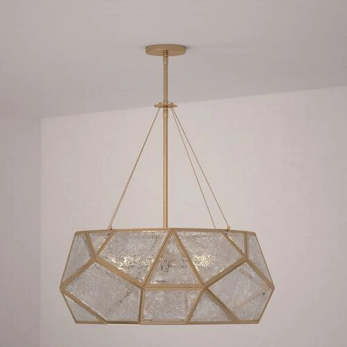 Hot Sale ⌛ Patriot Lighting® Euclid Aged Brass 5 Light Pendant ⌛ 8 Hot Sale ⌛ Patriot Lighting® Euclid Aged Brass 5 Light Pendant ⌛ - Image 6