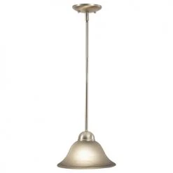 Budget ⭐ Patriot Lighting® Da Vinci Brushed Nickel 1 Light Mini Pendant 🎁