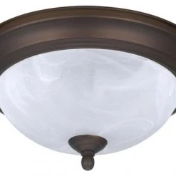 Best Pirce 🎉 Patriot Lighting® White Linen Replacement Glass Shade For Grenadler Flush Mount ✔️