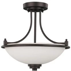 Budget 💯 Patriot Lighting® Replacement Glass Shade For Camden Semi-Flush Mount ONLY 🥰