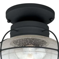 Cheapest 🤩 Patriot Lighting® Chatham Textured Black Outdoor Flush Mount Light ✔️ -Patriot Lighting Sales T0144 1