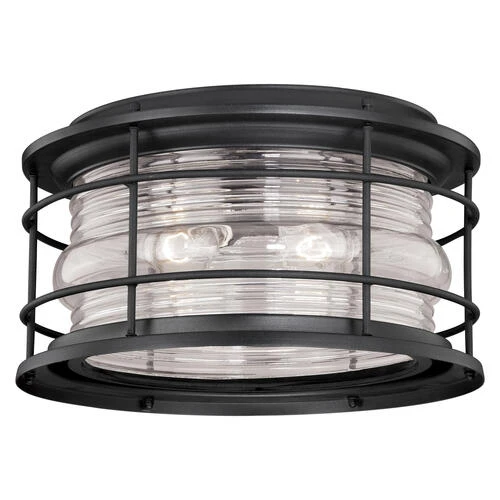 Budget 🤩 Patriot Lighting® Hyannis Textured Black 2-Light Outdoor Flush Mount Light 🛒 3 Budget 🤩 Patriot Lighting® Hyannis Textured Black 2-Light Outdoor Flush Mount Light 🛒