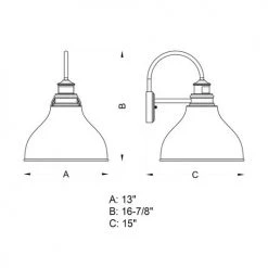 Outlet ✔️ Patriot Lighting® Dualux® Delano Oil-Burnished Bronze Outdoor Wall Light ✨ 11 Outlet ✔️ Patriot Lighting® Dualux® Delano Oil-Burnished Bronze Outdoor Wall Light ✨ -Patriot Lighting Sales T0258 DWG