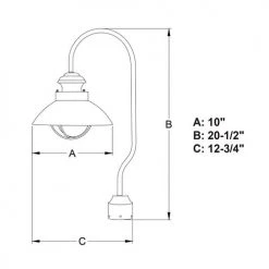 Top 10 🥰 Patriot Lighting® Harwich Textured Gray Outdoor Post Light 🧨 11 Top 10 🥰 Patriot Lighting® Harwich Textured Gray Outdoor Post Light 🧨 -Patriot Lighting Sales T0266 DWG