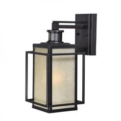 New 😀 Patriot Lighting® Dualux® Hyde Park Espresso Bronze Outdoor Wall Light ❤️