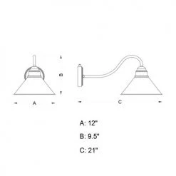 Wholesale ❤️ Patriot Lighting® Outland Aged Iron Outdoor Wall Light 🎉 -Patriot Lighting Sales T0351 DWG