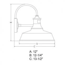New ✨ Patriot Lighting® Dualux® Dorado Dark Bronze Outdoor Wall Light ❤️ -Patriot Lighting Sales T0387 DWG
