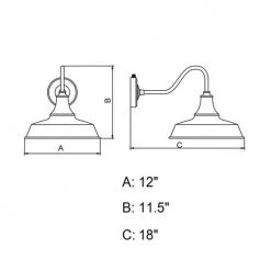 Buy ❤️ Patriot Lighting® Dorado Red Outdoor Wall Light 🧨 -Patriot Lighting Sales T0487 DWG