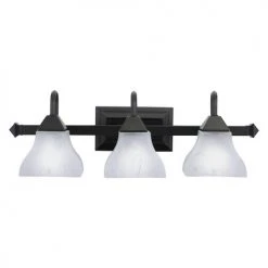 Coupon 🥰 Patriot Lighting® Cardiff Oil Burnished Bronze 3 Light Vanity Light 💯