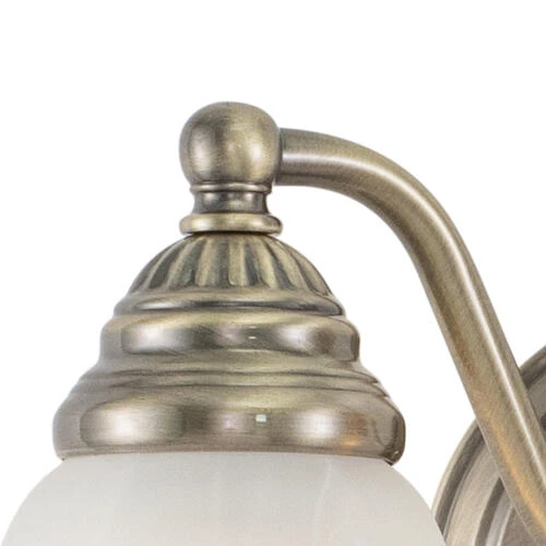 Brand new 🔥 Patriot Lighting® Standford Antique Brass 2 Light Vanity Light 🤩 5 Brand new 🔥 Patriot Lighting® Standford Antique Brass 2 Light Vanity Light 🤩 - Image 3