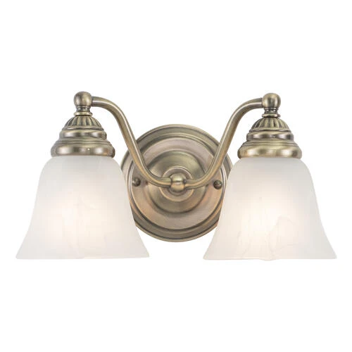 Brand new 🔥 Patriot Lighting® Standford Antique Brass 2 Light Vanity Light 🤩 3 Brand new 🔥 Patriot Lighting® Standford Antique Brass 2 Light Vanity Light 🤩