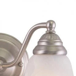 Budget ✔️ Patriot Lighting® Standford Brushed Nickel 2 Light Vanity Light ⌛ -Patriot Lighting Sales VL35122BN 3