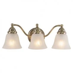 Promo ❤️ Patriot Lighting® Standford Antique Brass 3 Light Vanity Light 😉