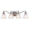 Brand new 🔔 Patriot Lighting® Standford Brushed Nickel 4 Light Vanity Light 🥰 2 Brand new 🔔 Patriot Lighting® Standford Brushed Nickel 4 Light Vanity Light 🥰 -Patriot Lighting Sales VL35124BN