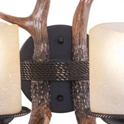 Best Sale ⭐ Patriot Lighting® Yoho Black Walnut 2 Light Antler Vanity Light 🥰 7 Best Sale ⭐ Patriot Lighting® Yoho Black Walnut 2 Light Antler Vanity Light 🥰 -Patriot Lighting Sales W0033 1