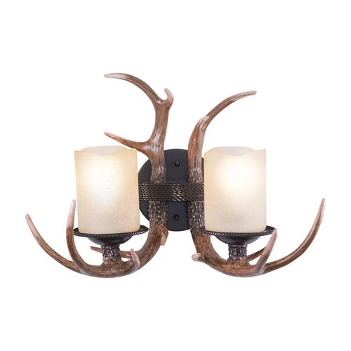 Best Sale ⭐ Patriot Lighting® Yoho Black Walnut 2 Light Antler Vanity Light 🥰 3 Best Sale ⭐ Patriot Lighting® Yoho Black Walnut 2 Light Antler Vanity Light 🥰